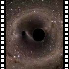 La fusione di due buchi neri - Video
