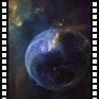 Per i suoi 26 anni Hubble si regala un'incantevole bolla cosmica