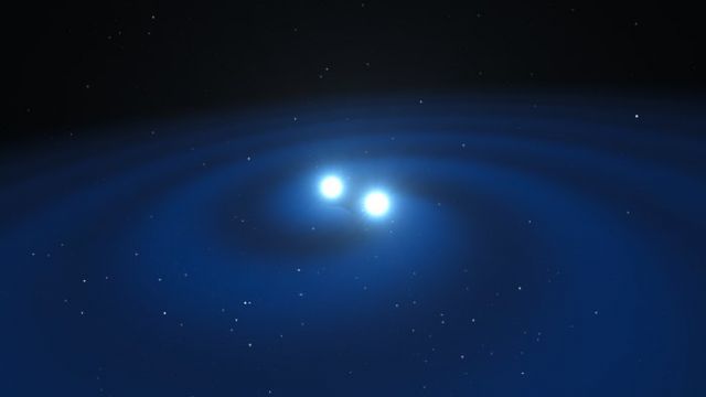 Onde gravitazionali generate dalla fusione di due stelle di neutroni