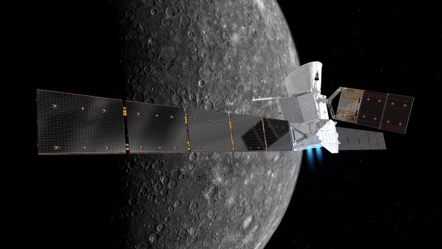 Configurazione di volo di BepiColombo verso Mercurio