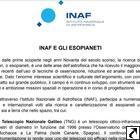 L'INAF e la ricerca e caratterizzazione degli esopianeti