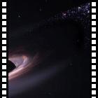 Buco nero in fuga immortalato da Hubble