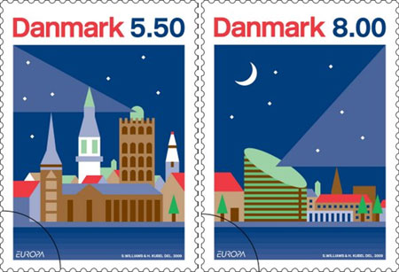 denmark-astronomy-stamp